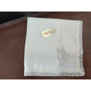 Fazzoletto battesimo seta